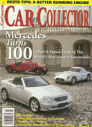 CAR COLLECTOR 2001 MAR - '62 PLYMOUTH FURY, NASH IN THE 50'S, MERCEDES